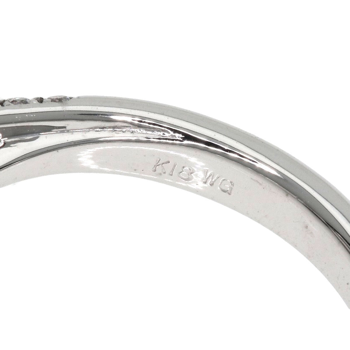 Akoya Pearl Pearl Diamond Ring K18 White Gold