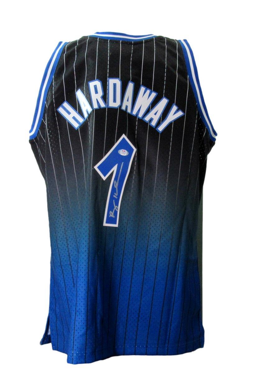 Anfernee Hardaway Autographed Blue Mitchell &