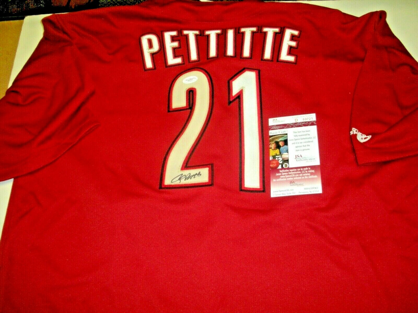 Andy Pettitte Houston Astros Jsa/Coa Signed