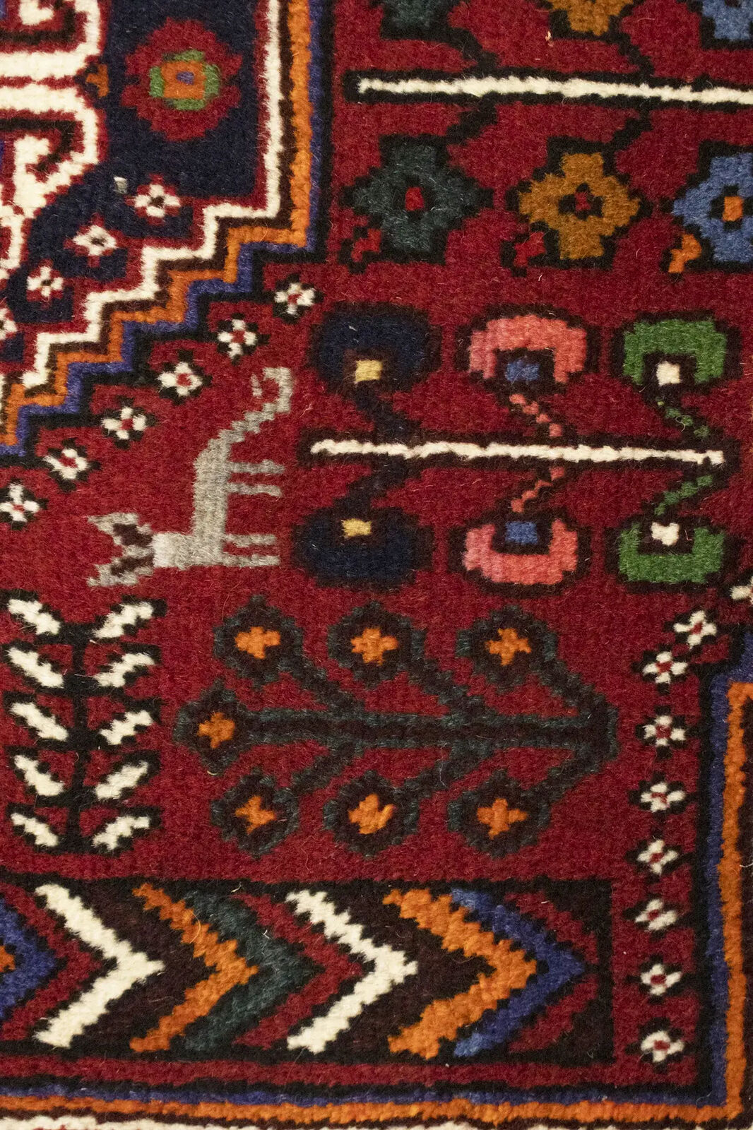 Handmade Tribal Oriental Rug Geometric Wool