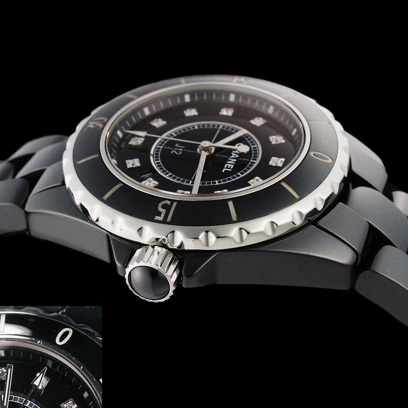 Chanel J12 33Mm 12P Genuine Index Diamond H1625