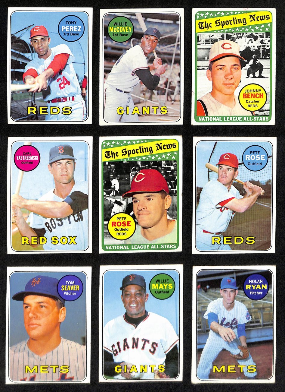 1969 Topps Baseball Card Complete Set (1-664)