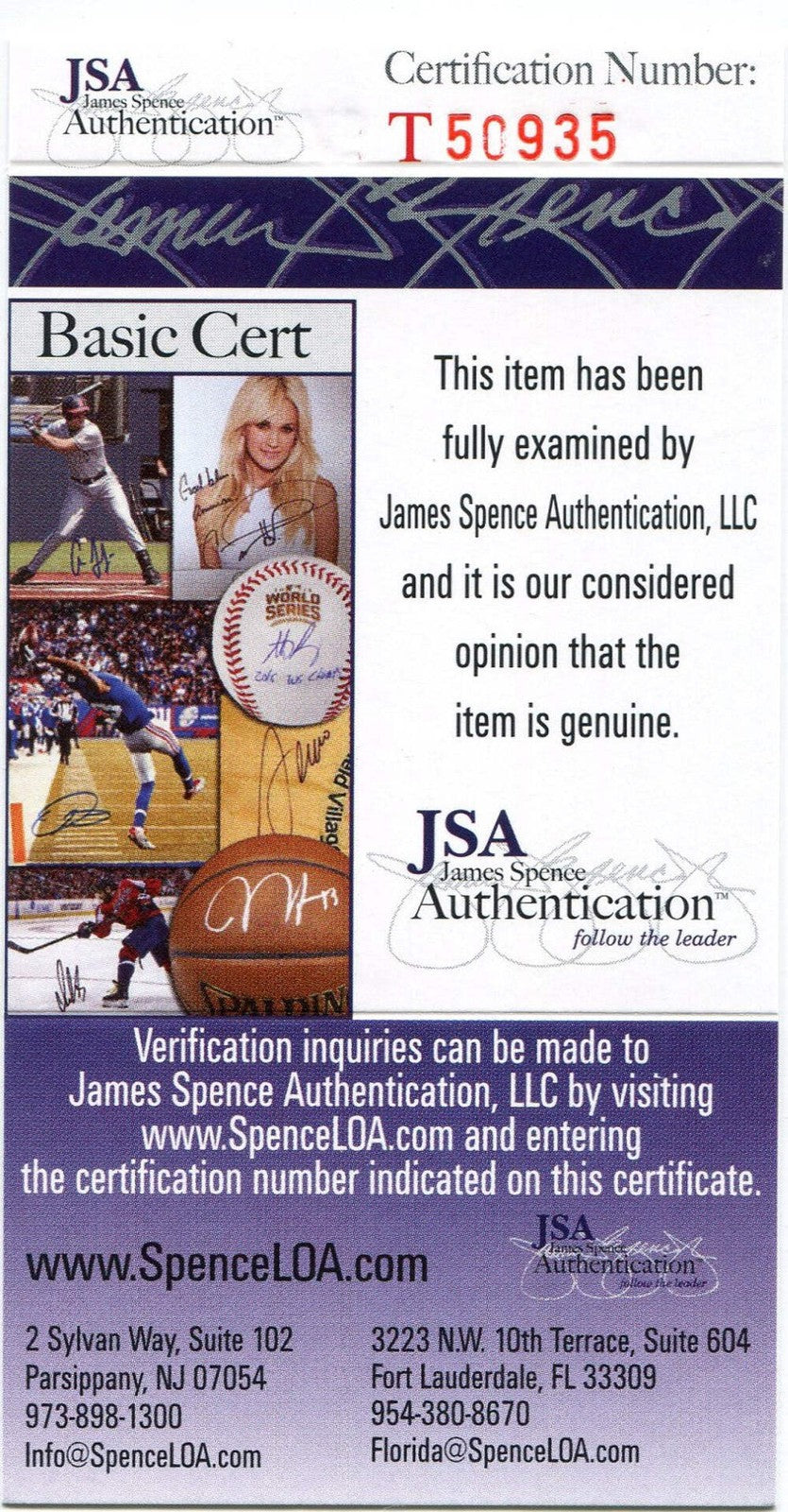 Vince Dimaggio Autographed 8X10 Photo (Jsa)