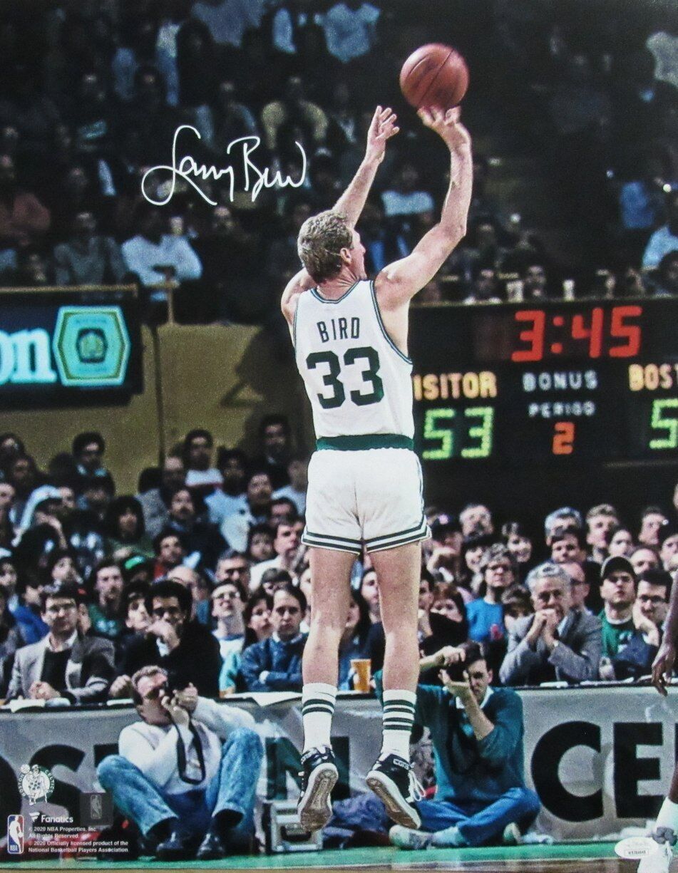 Larry Bird Hof Signed/Auto 16X20 Photo Boston
