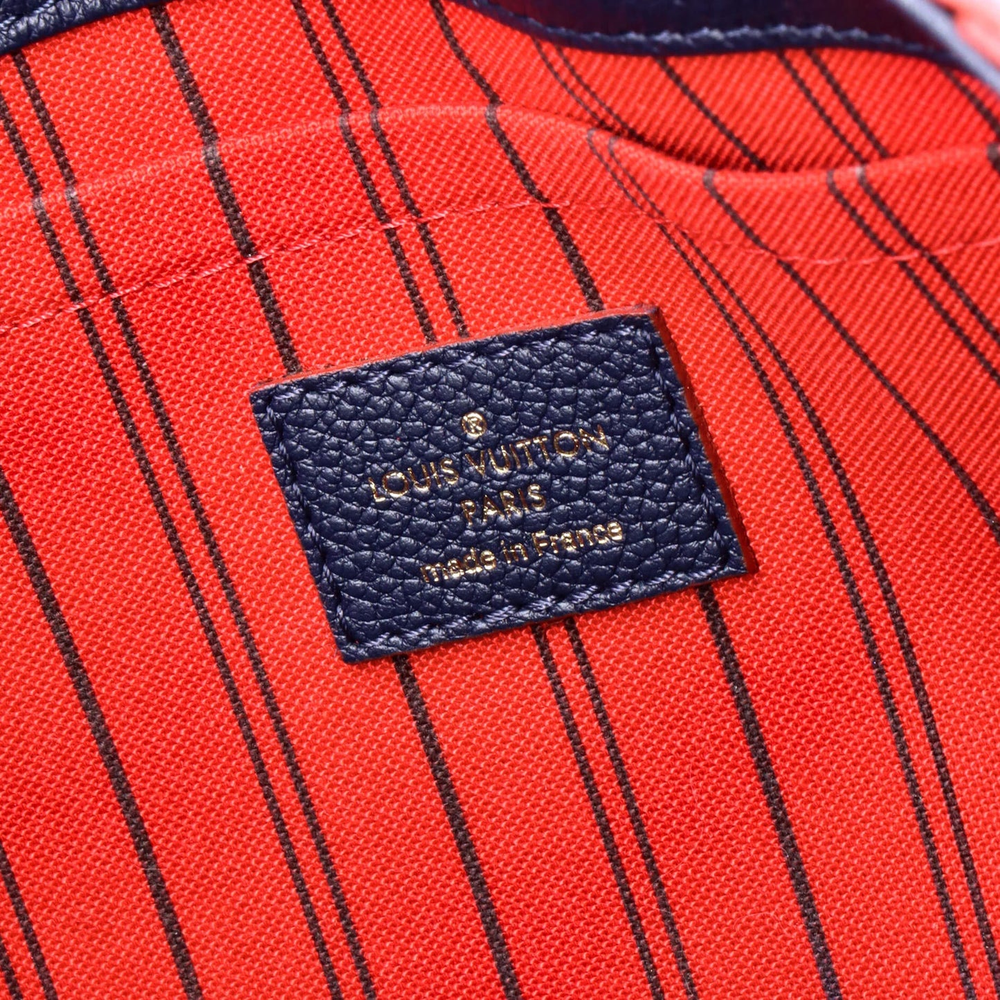 Louis Vuitton Montaigne Handbag Monogram Empreinte Leather Mm