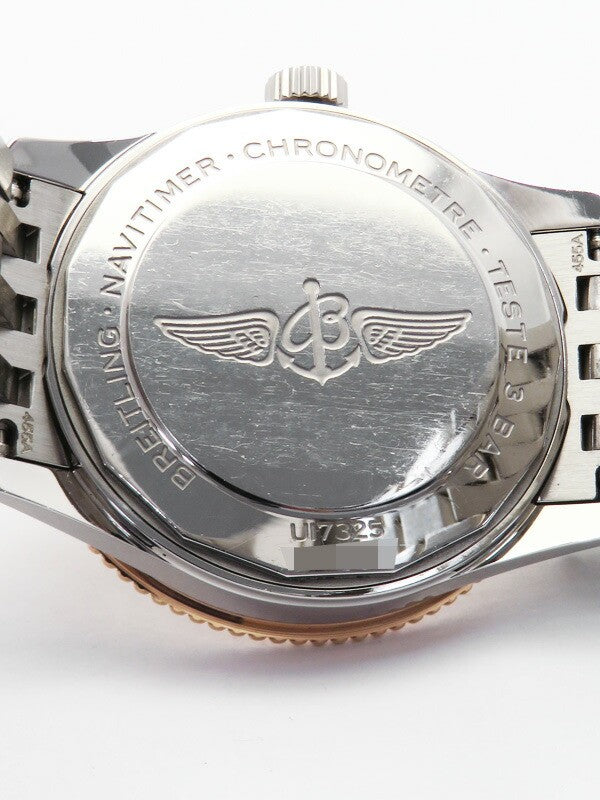 Breitling Navitimer Automatic 38 U17325 Silver Men'S Used Watch #71014
