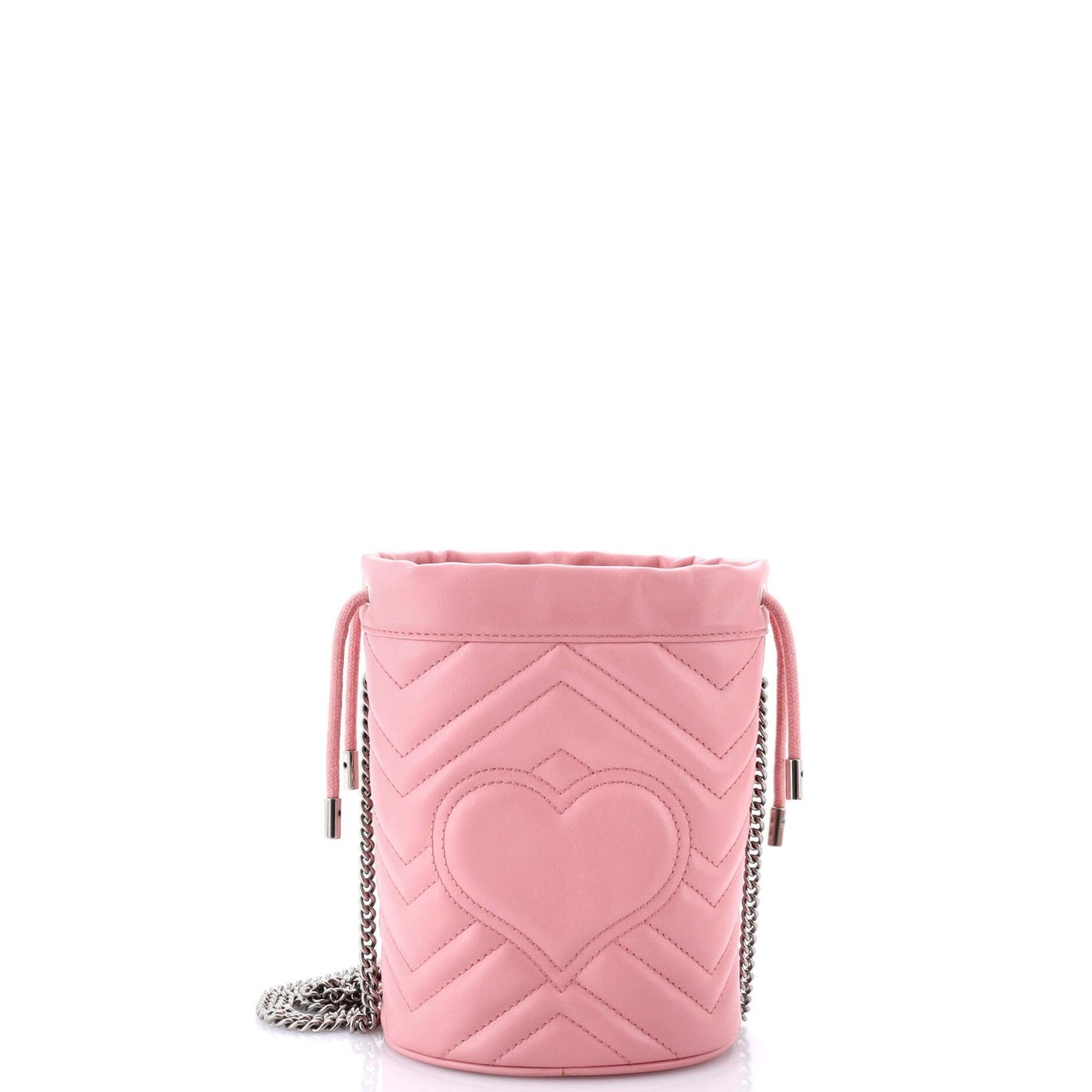 Gucci Gg Marmont Bucket Bag Matelasse Leather Mini