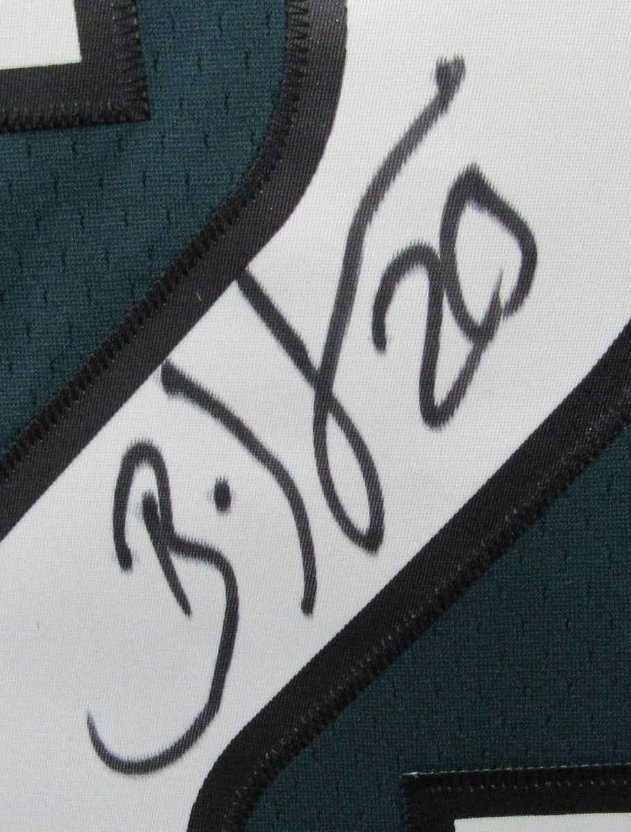 Brian Dawkins Signed Eagles Mitchell & Ness Green