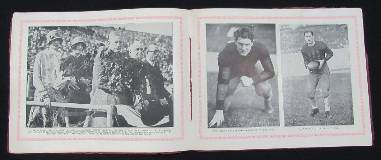 1926 Rose Bowl "Will To Win" Pictorial