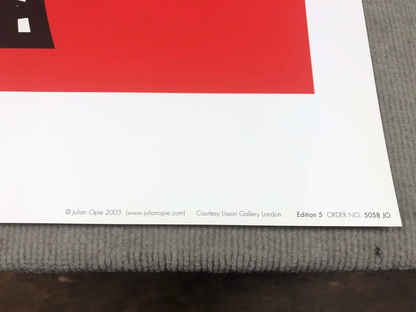 Julian Opie Woman Taking Off Mans Shirt. 5 " Serigraph Contemp