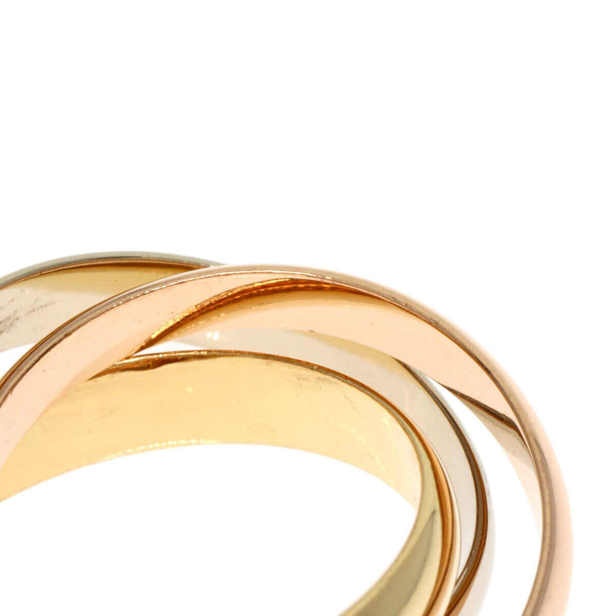 Cartier Trinity #49 Ring K18 Yellow Gold 18K Pink