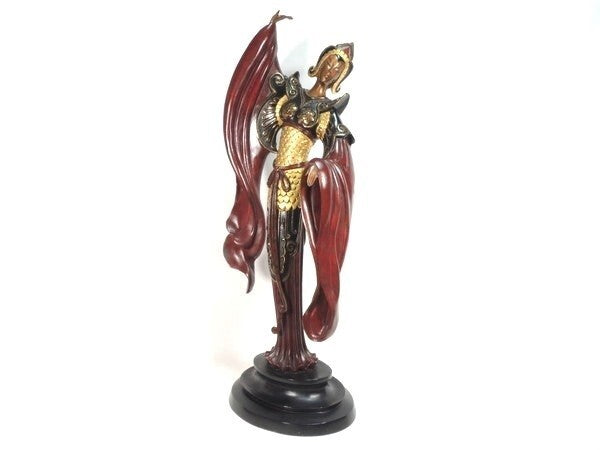 Rare Erte " Chinese Legend " Large Bronze