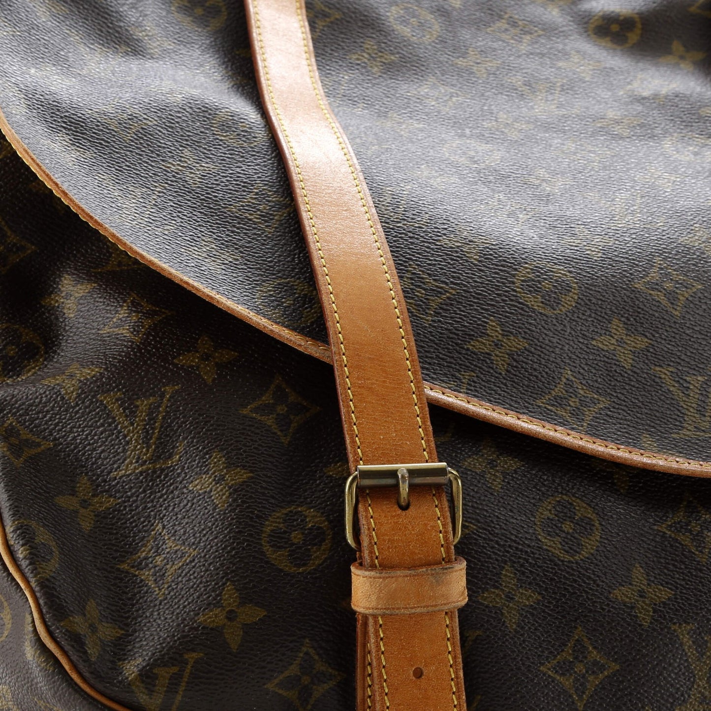 Louis Vuitton Saumur Handbag Monogram Canvas 43