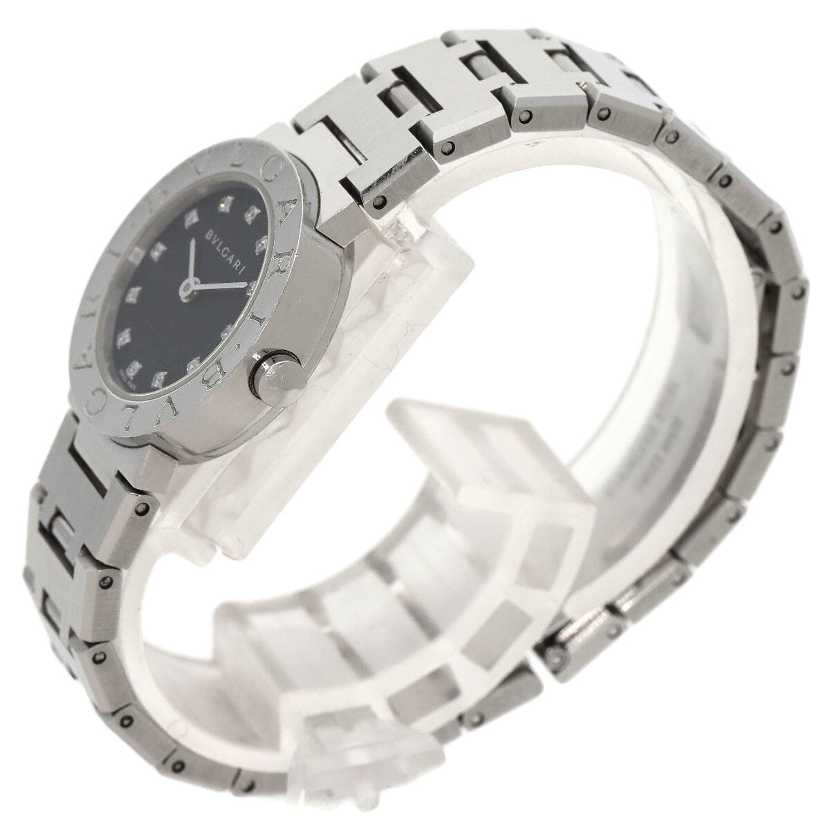 Bvlgari Bvlgari Bvlgari 12P Diamond Watches Bb23Ss Stainless Steel/Stainless...