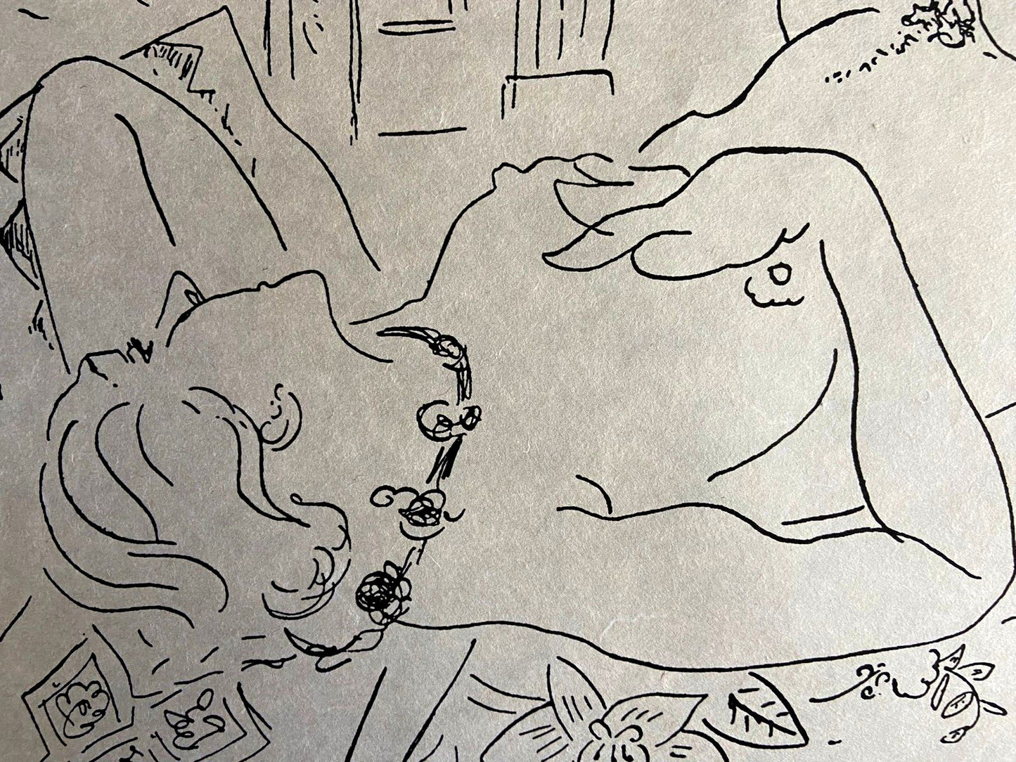 Henri Matisse Lithograph 1960 Signed Contract