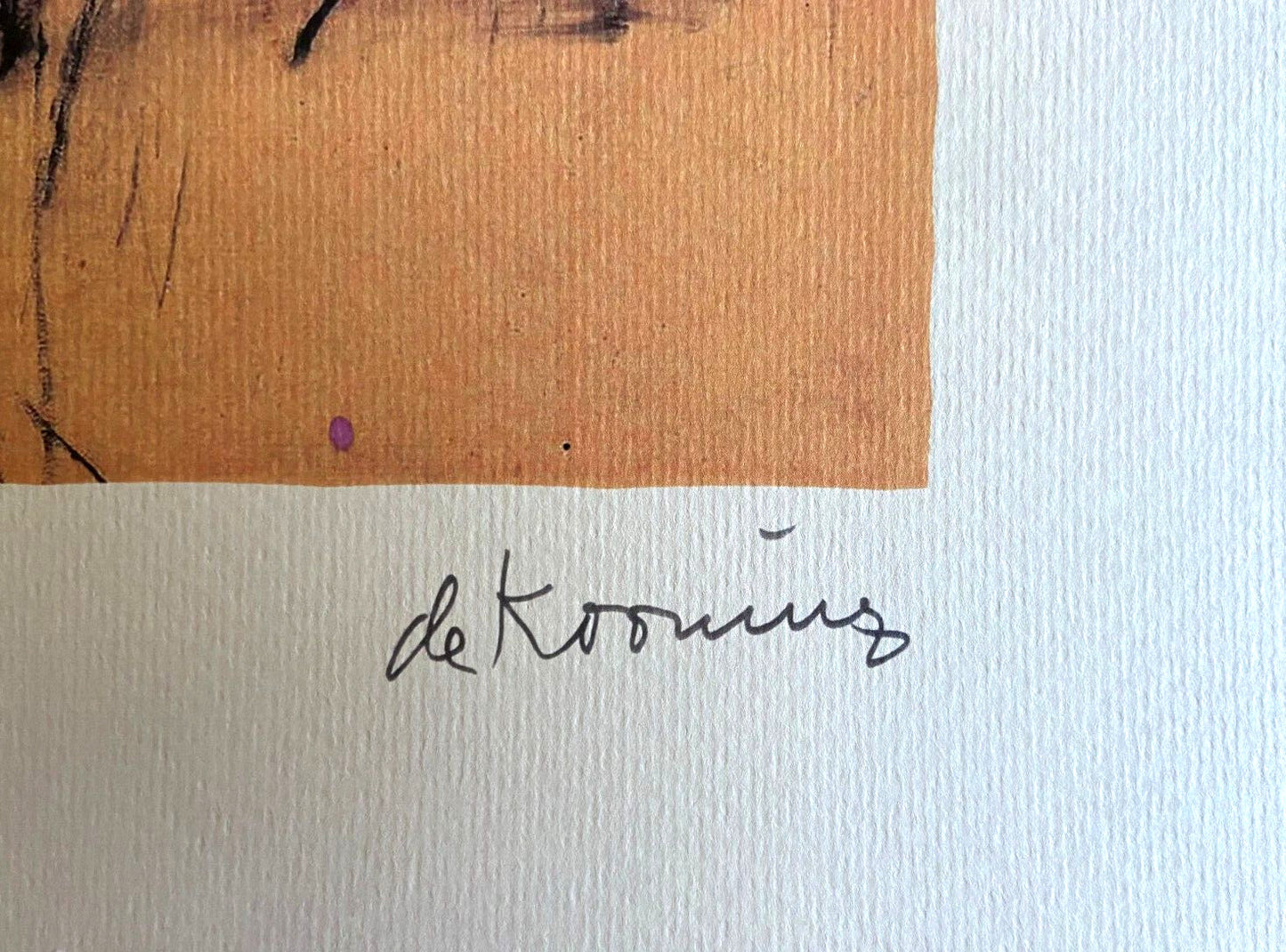 Willem De Kooning Lithograph Guggenheim Museum