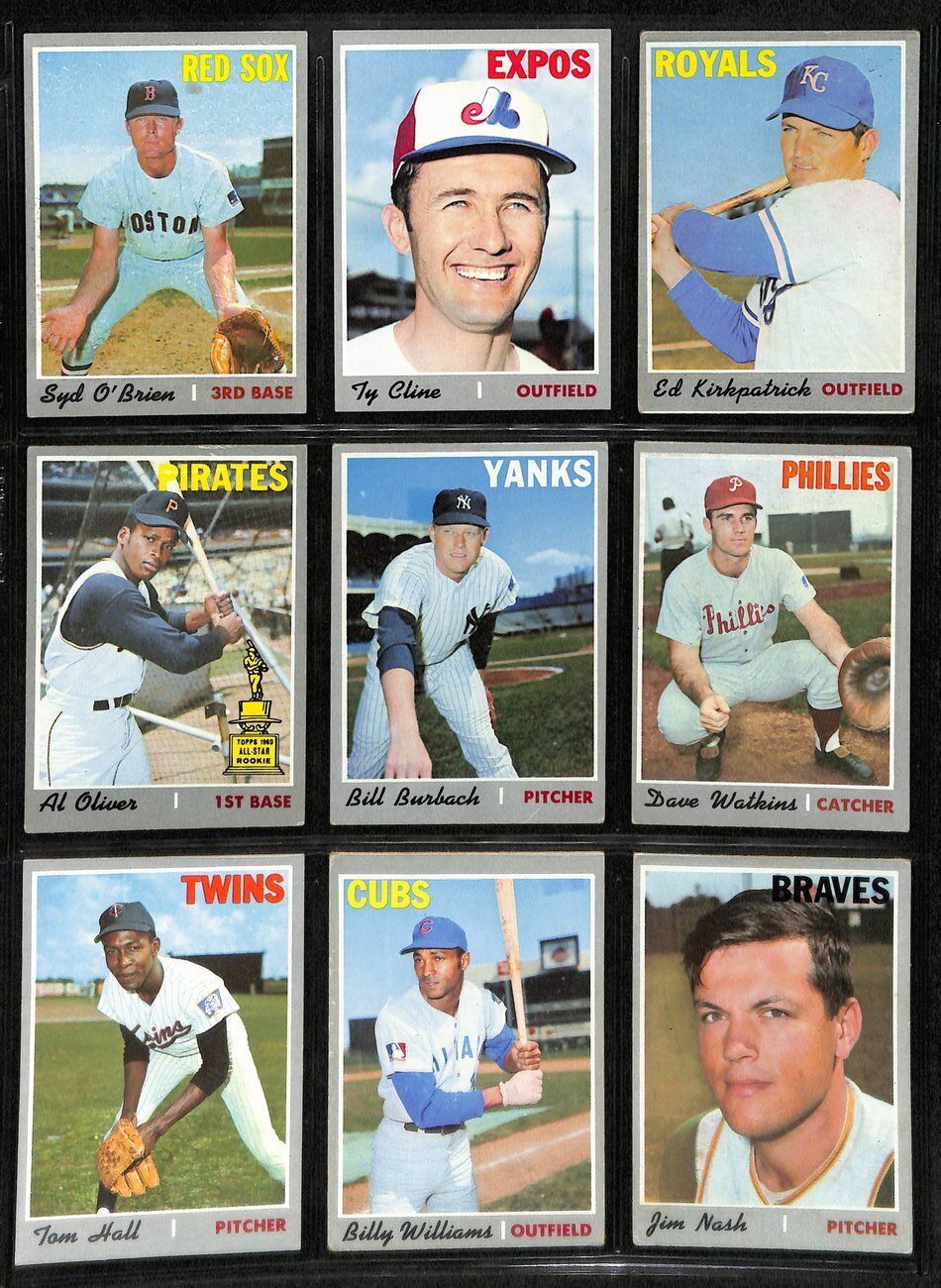 1970 Topps Baseball Card Complete Set (1-720)