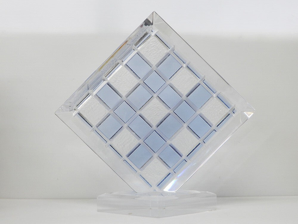 Shlomi Haziza Signed Sculpture Art Acrylic 21"