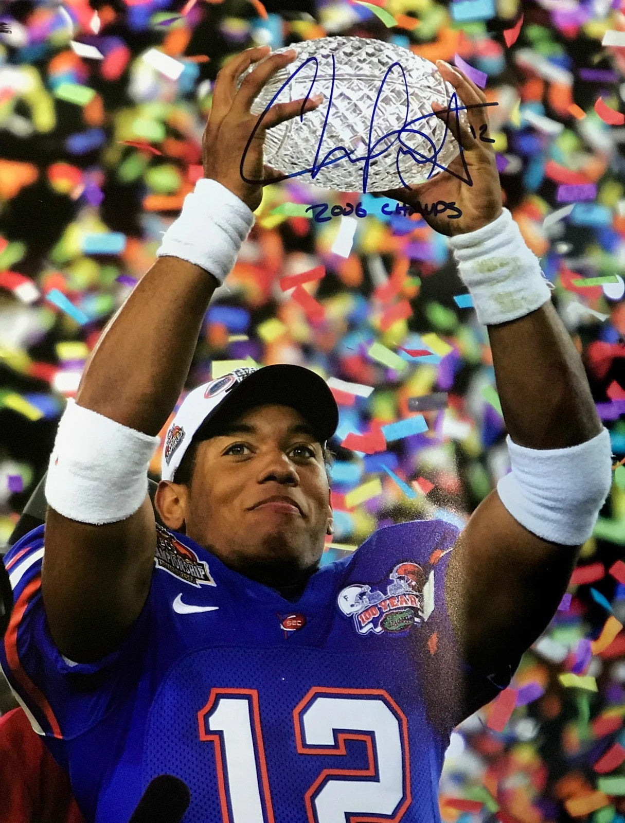 Chris Leak Autographed 16X20 Football Photo