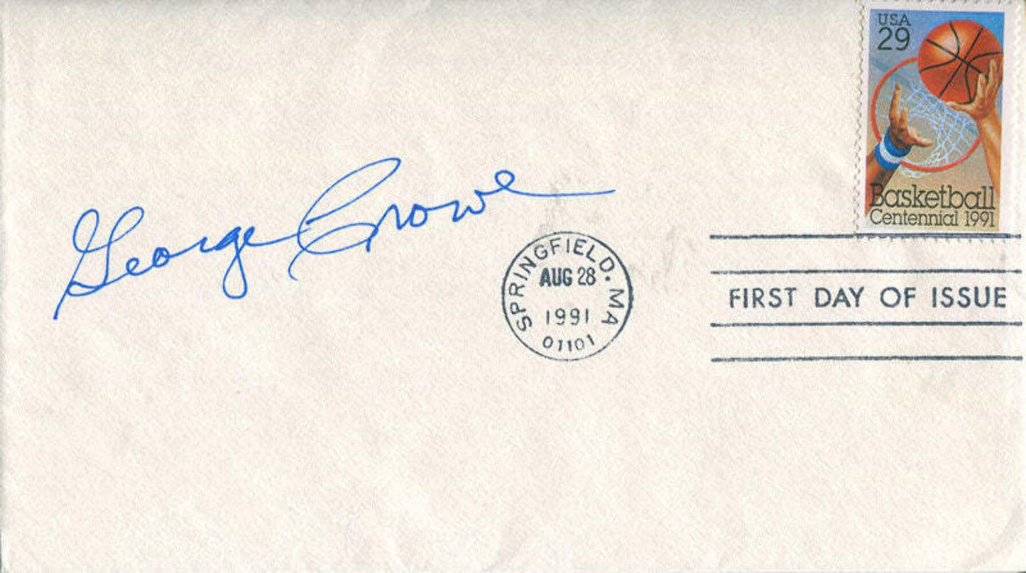 George Crowe Autographed 1991 First Day Of Issue