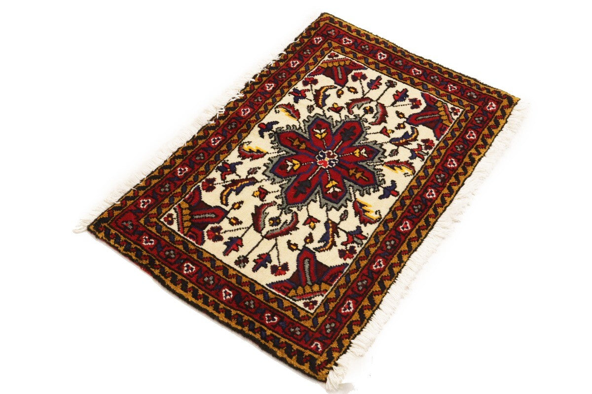 Vintage Handmade Tribal Geometric Oriental Rug