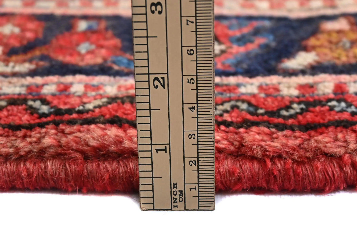 Vintage Red Floral Oriental Runner Rug Kitchen