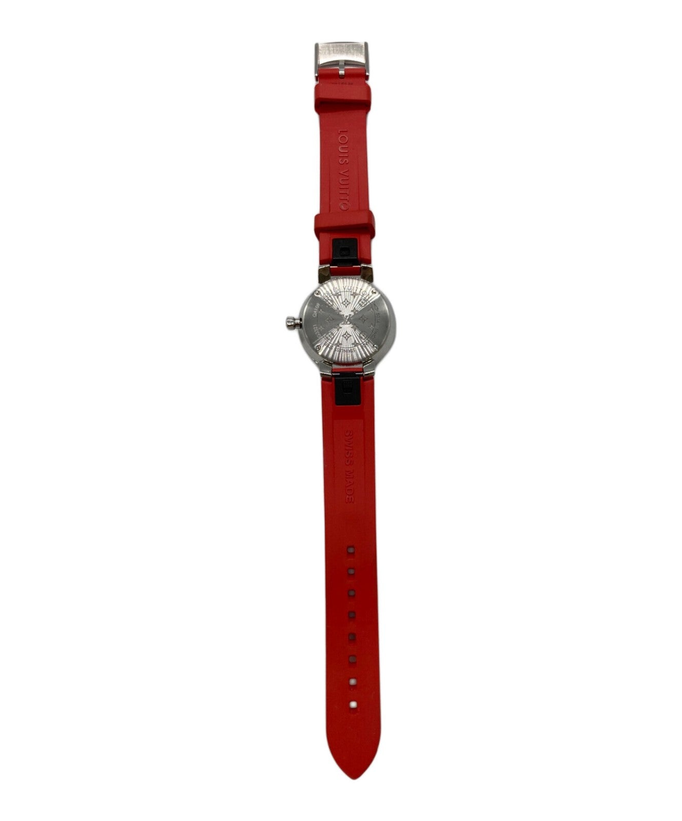 Louis Vuitton Tambour Slim Diamond Bezel Qa109