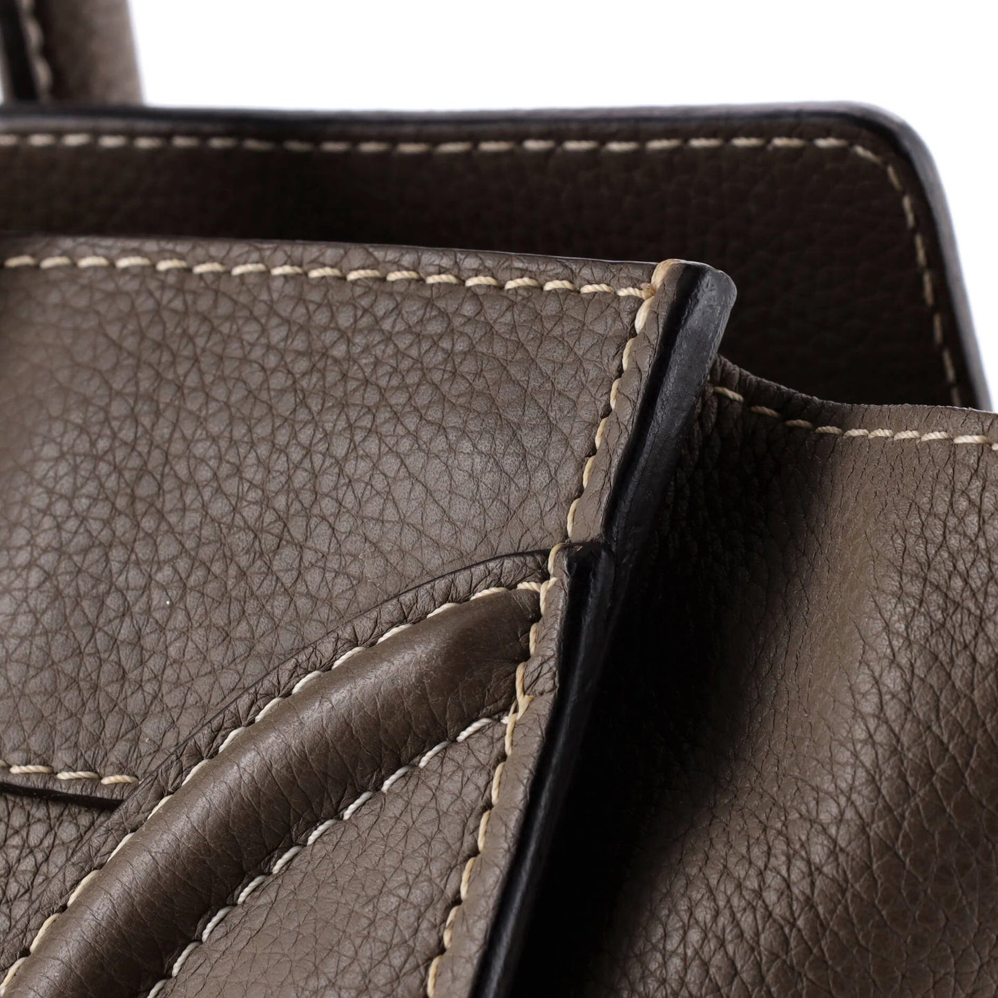 Celine Luggage Bag Grainy Leather Mini