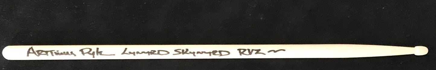 Artimus Pyle Autographed 8X10 Photo & Drumstick