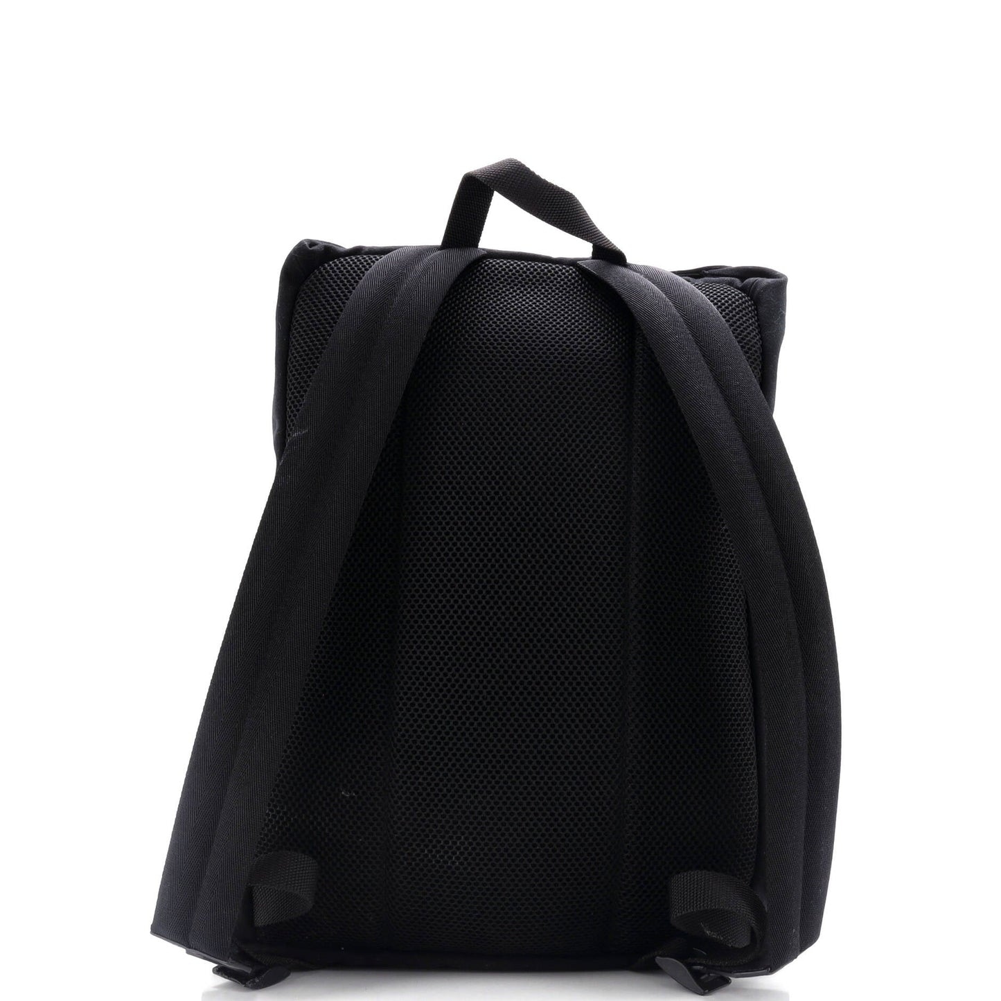 Fendi Ff Logo Stamp Buckle Backpack Canvas Large