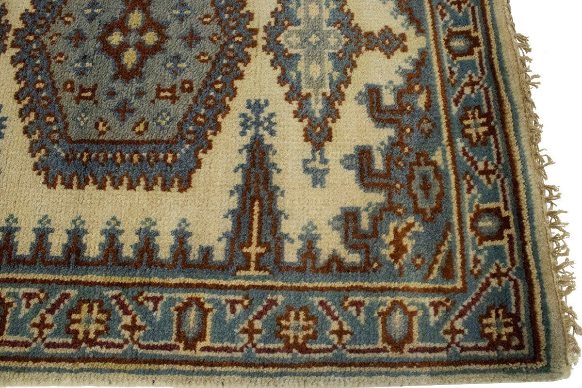 Vintage-Style Indo-Viss Oriental Runner Handmade