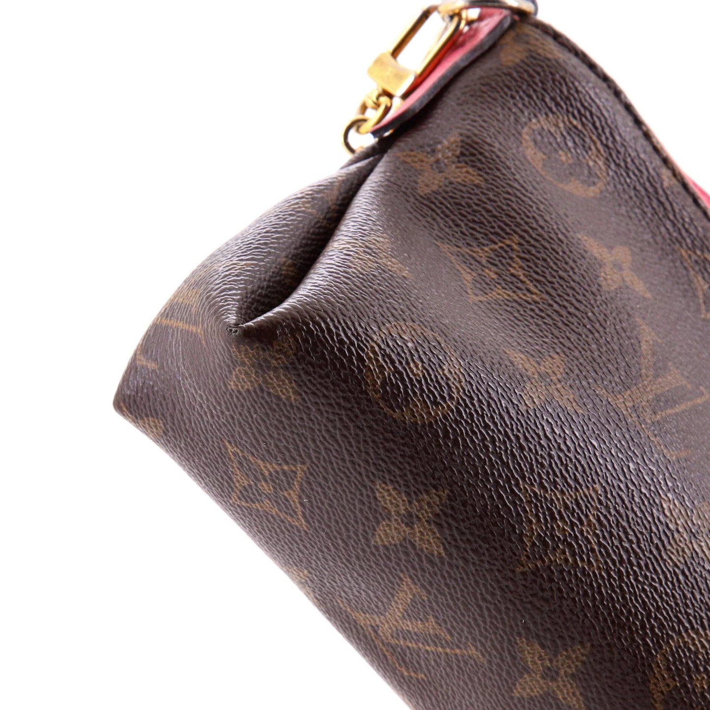 Louis Vuitton Pallas Clutch Monogram Canvas With Leather