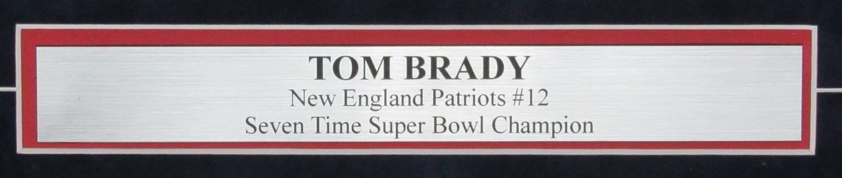 Tom Brady Autographed 16X20 Photo New England