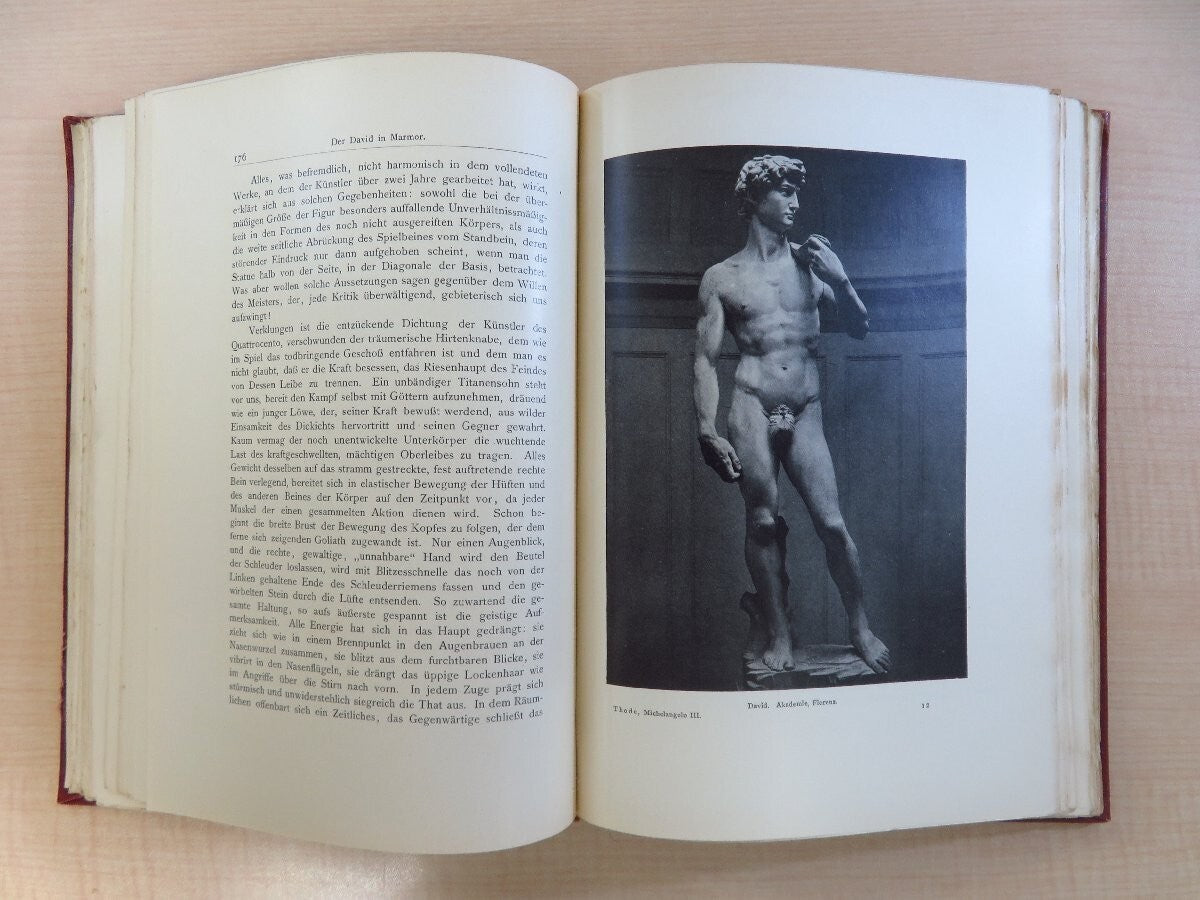 Henry Thode Michelangelo Studies 7-Volume Set (1912-1913, Berlin)