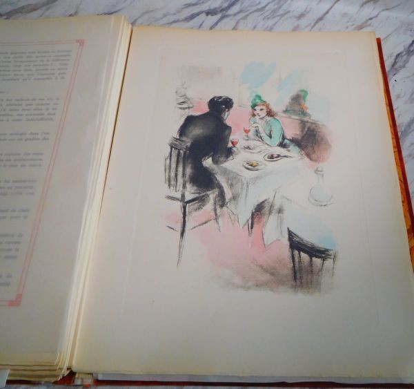 Louis Icart Destin De Femme 1945 Limited Ed125 Illustrated Lithographs Art Deco