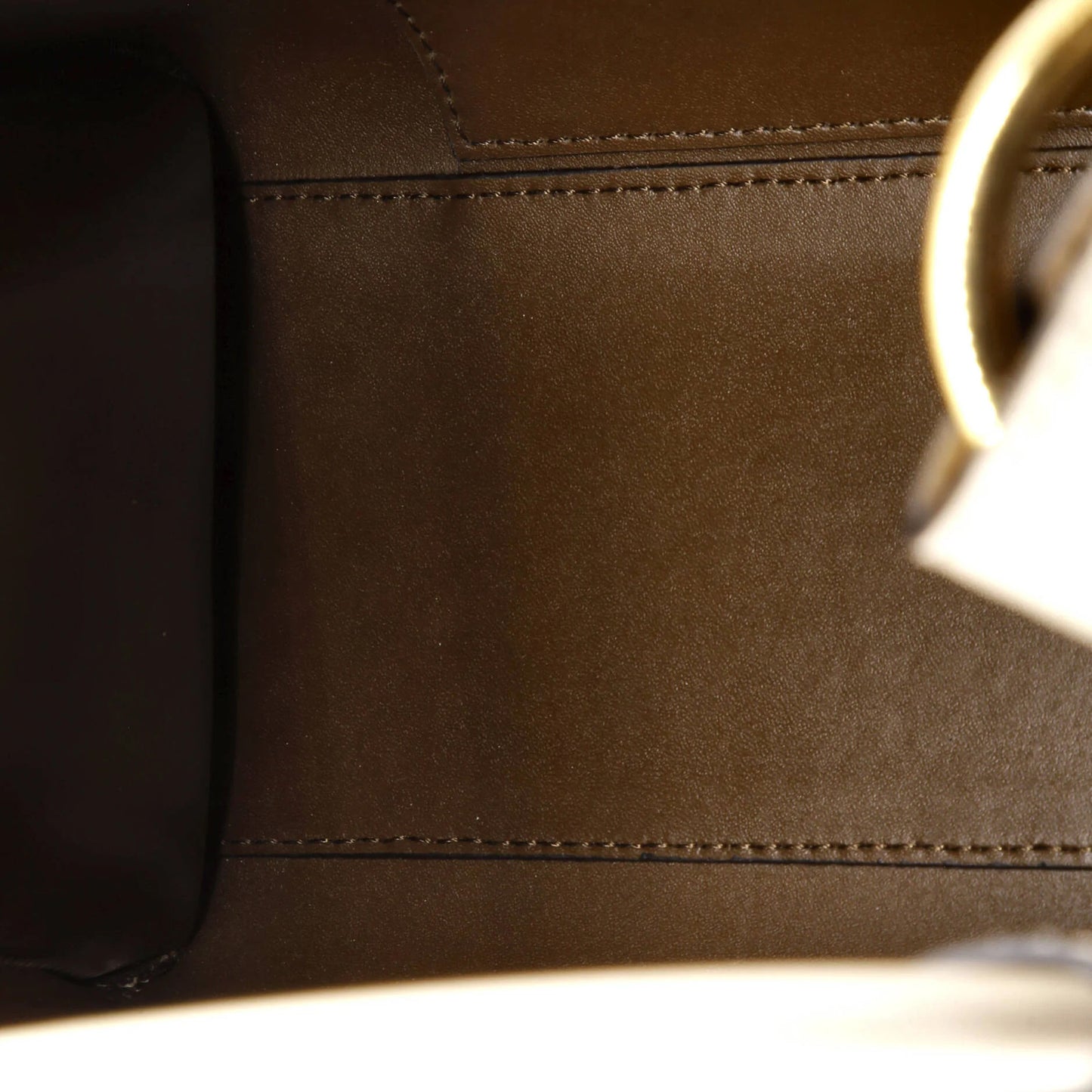 Fendi Runaway Shopper Tote Perforated Leather Small