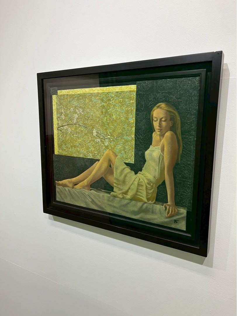 Irina Batakova (Russian, B.1960S) Oil Painting 2008 Plum Blossom Signed Origin