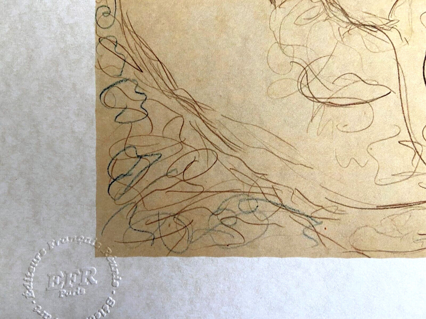 Gustav Klimt Lithograph Coa Numbered Pencil