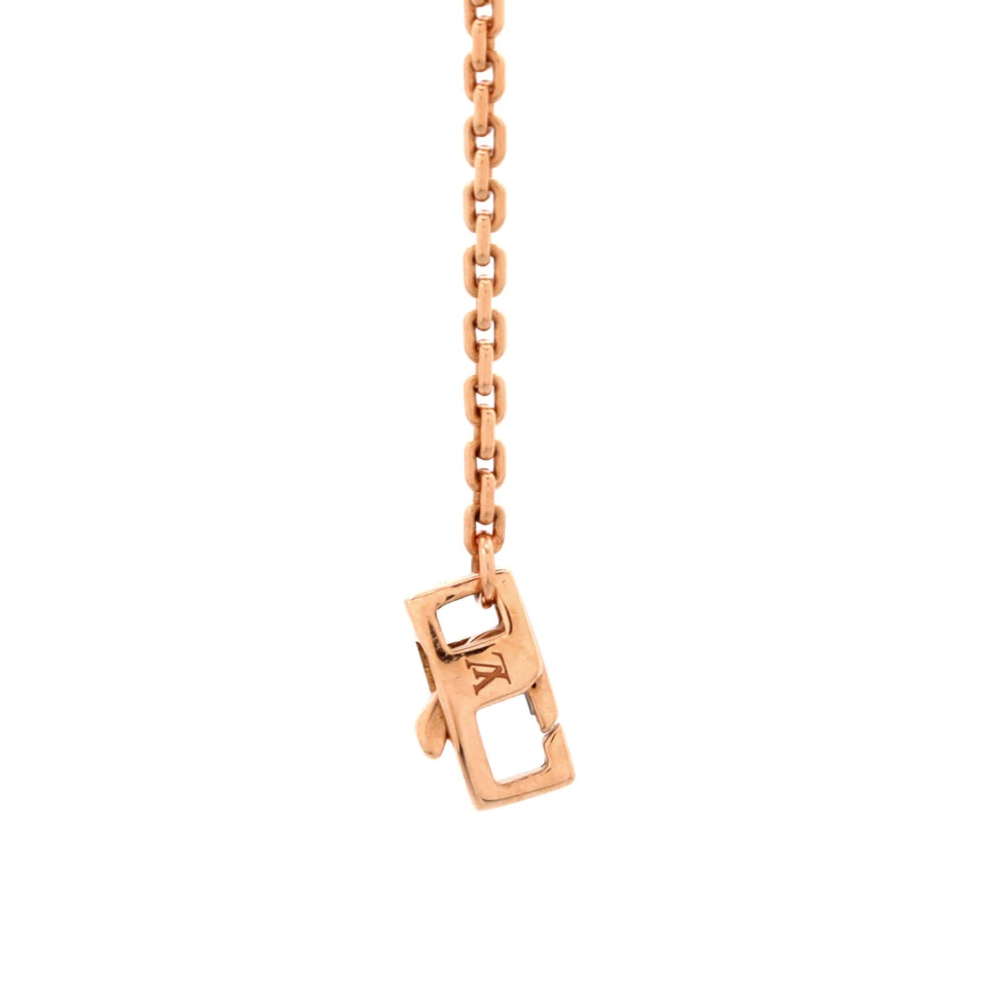 Louis Vuitton Idylle Blossom Monogram Heart Bracelet 18K Rose Gold With Diamond