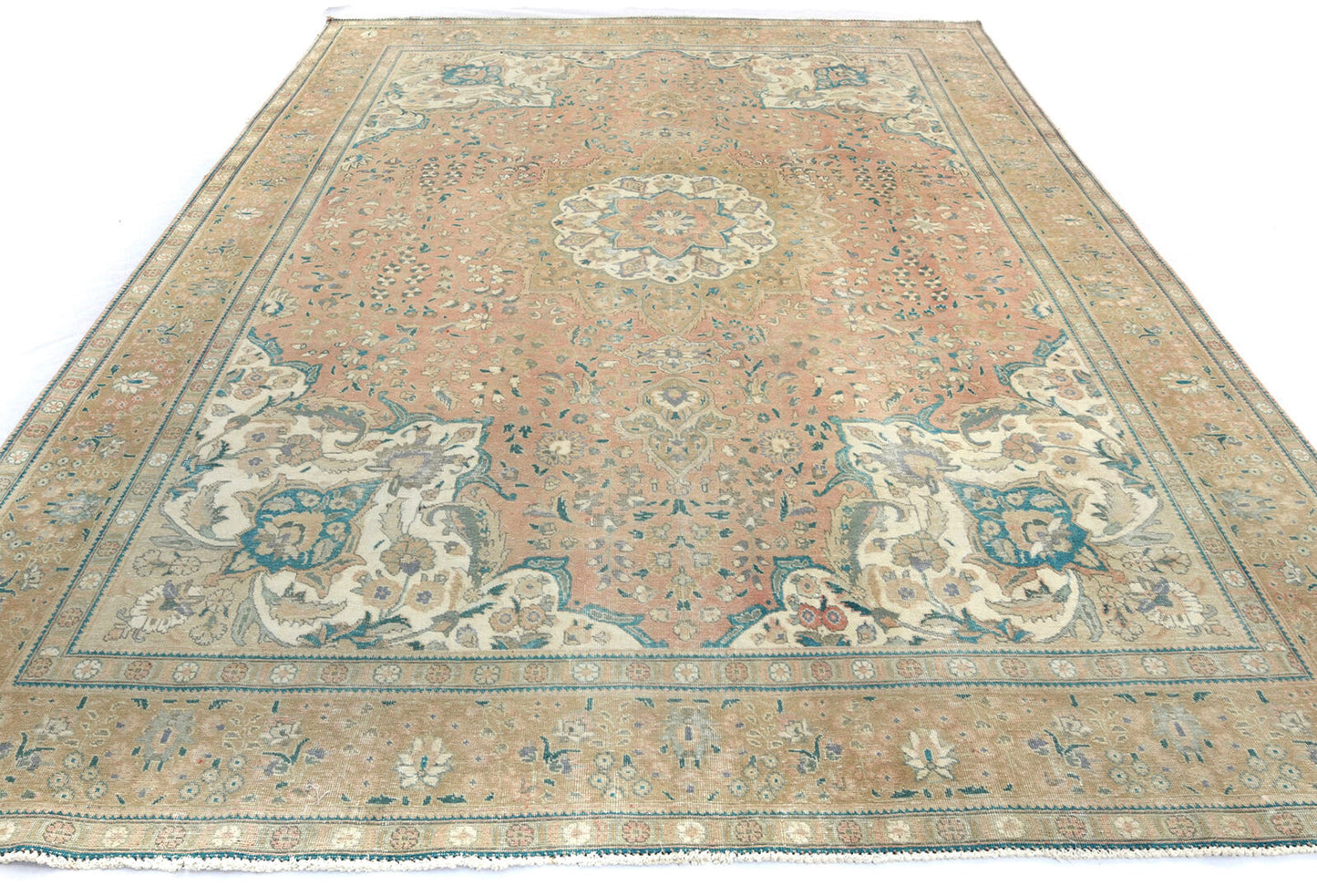 Extra Large Antique Distressed Vintage Oriental