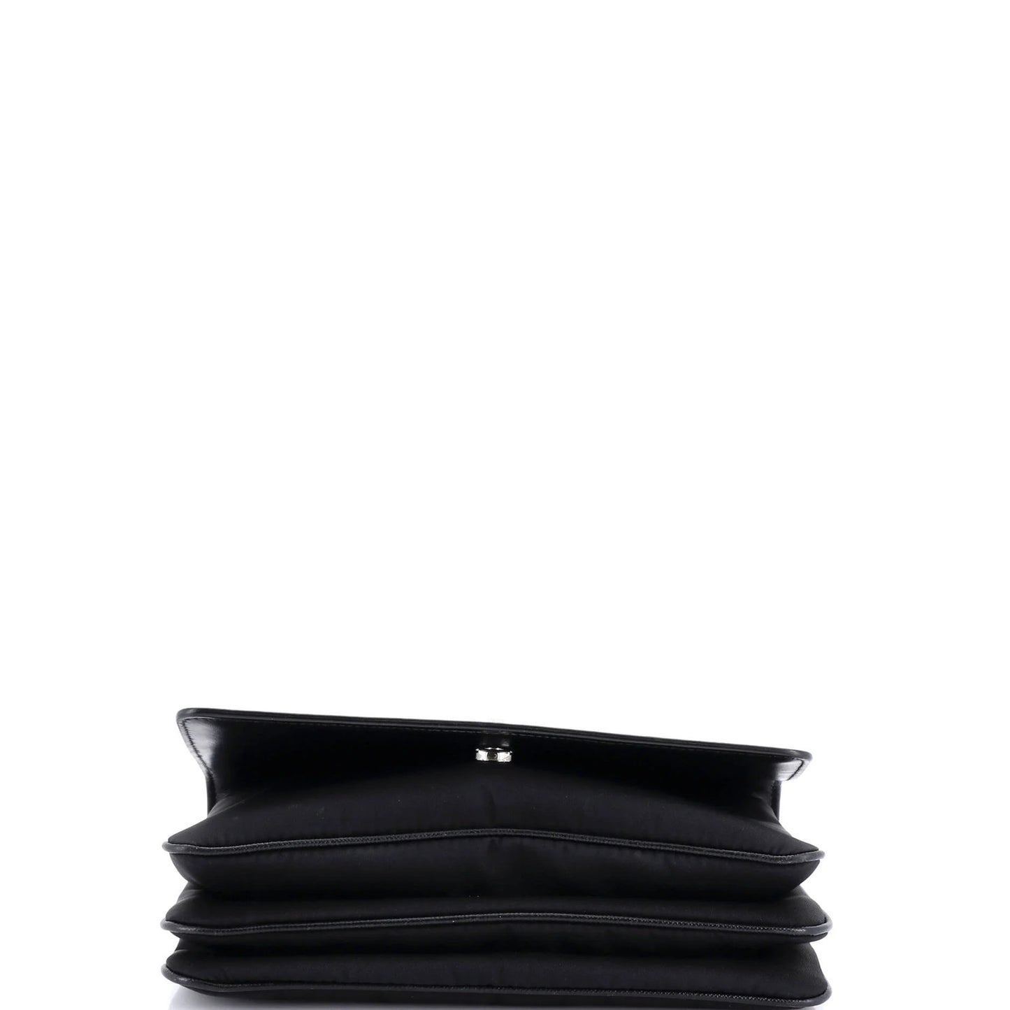 Prada Chain Flap Crossbody Bag Tessuto And Saffiano Leather Medium