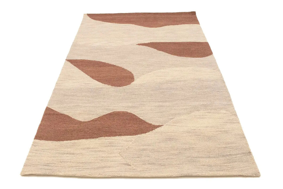 Rare Abstract Style Hand-Tufted Rug Foyer Size