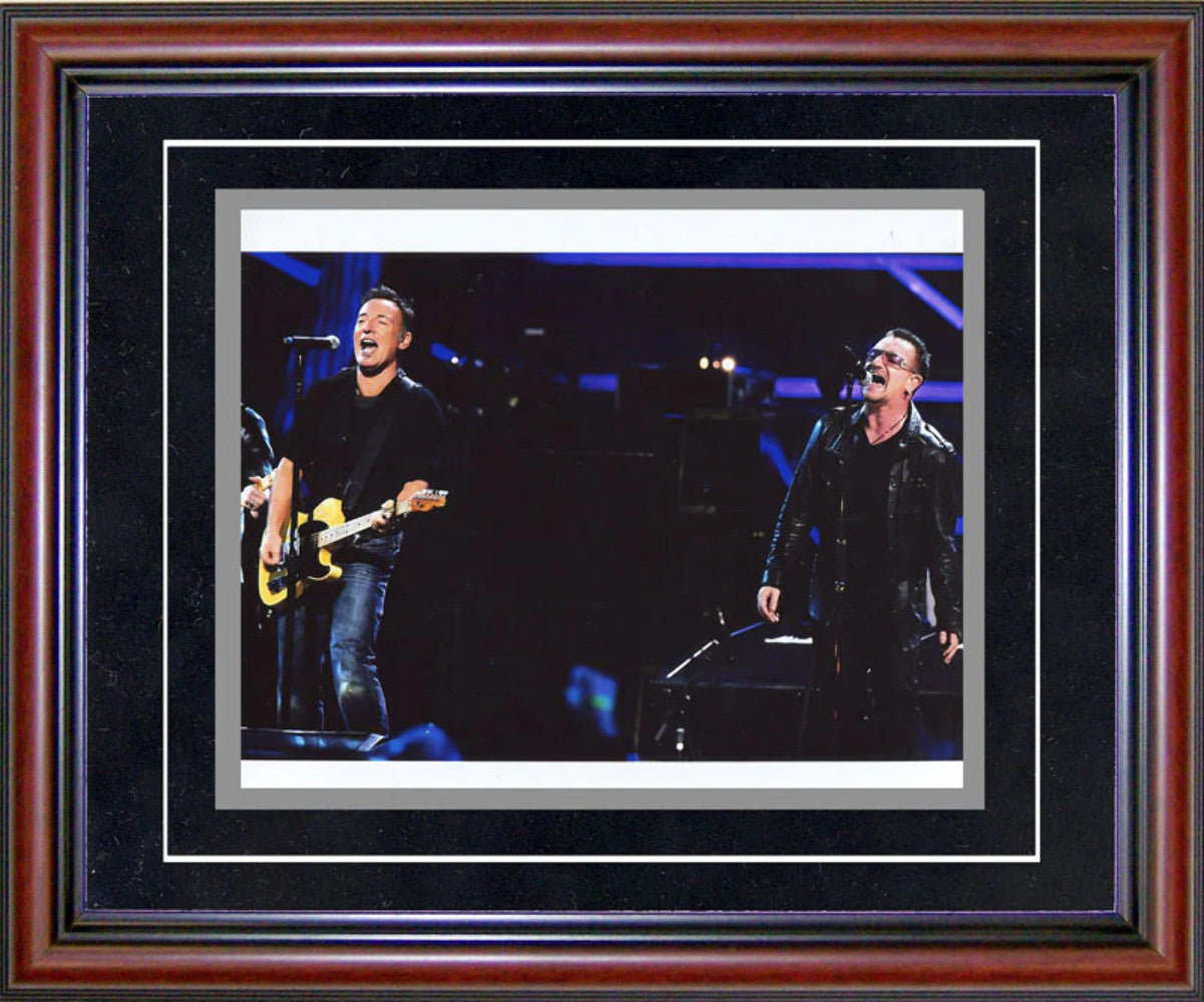 U2 Unsigned Framed 8X10 Photo