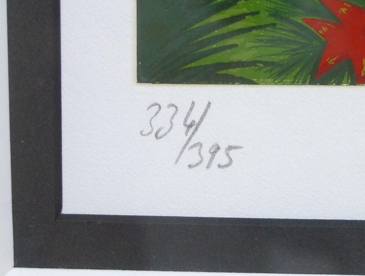 Fanch Ledan (France) - Czanne'S Studio Original Serigraph Print Signed Framed
