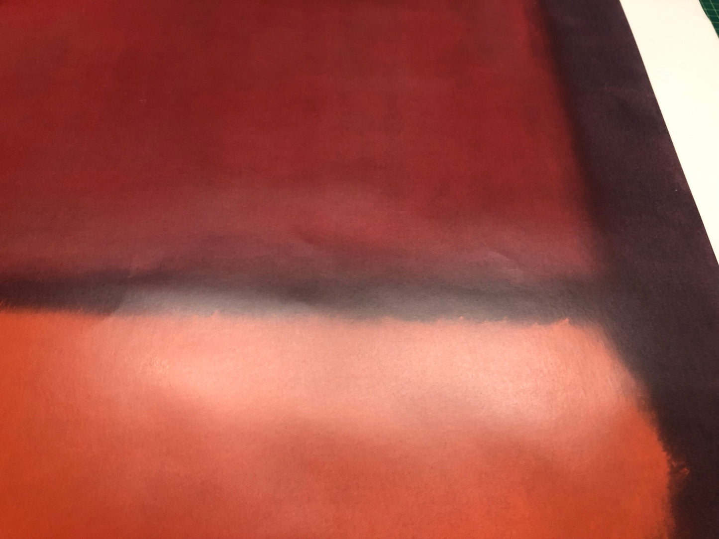 Mark Rothko Untitled () " Poster Modernism Red Orange Purple