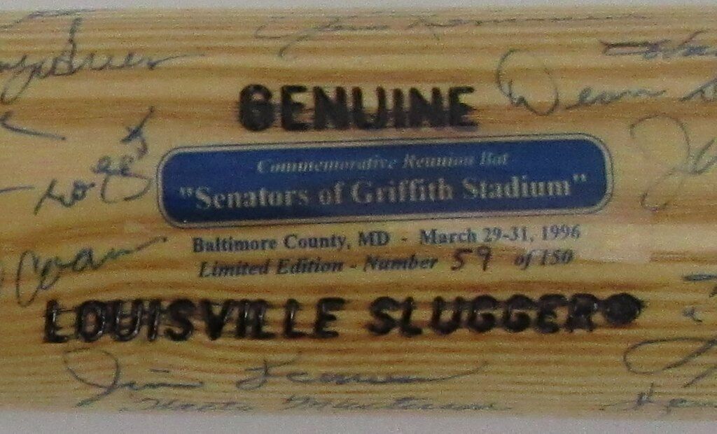 1996 Senators Of Griffith Stadium Multi-Signed