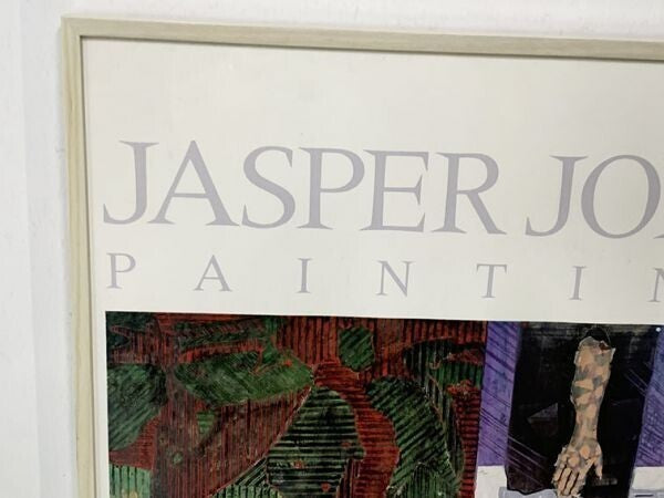 Jasper Johns Signed Poster "Paintings: Leo
