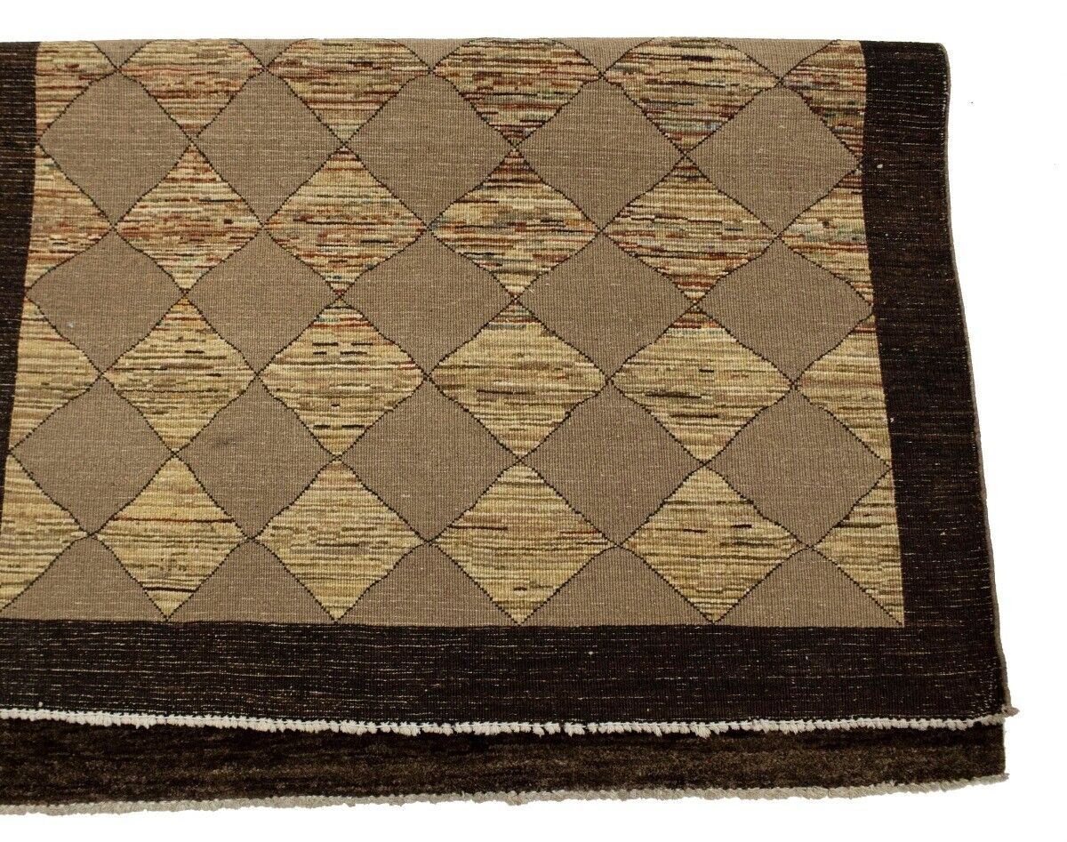 Handmade Gabbeh Chobi Oriental Rug Modern Tribal