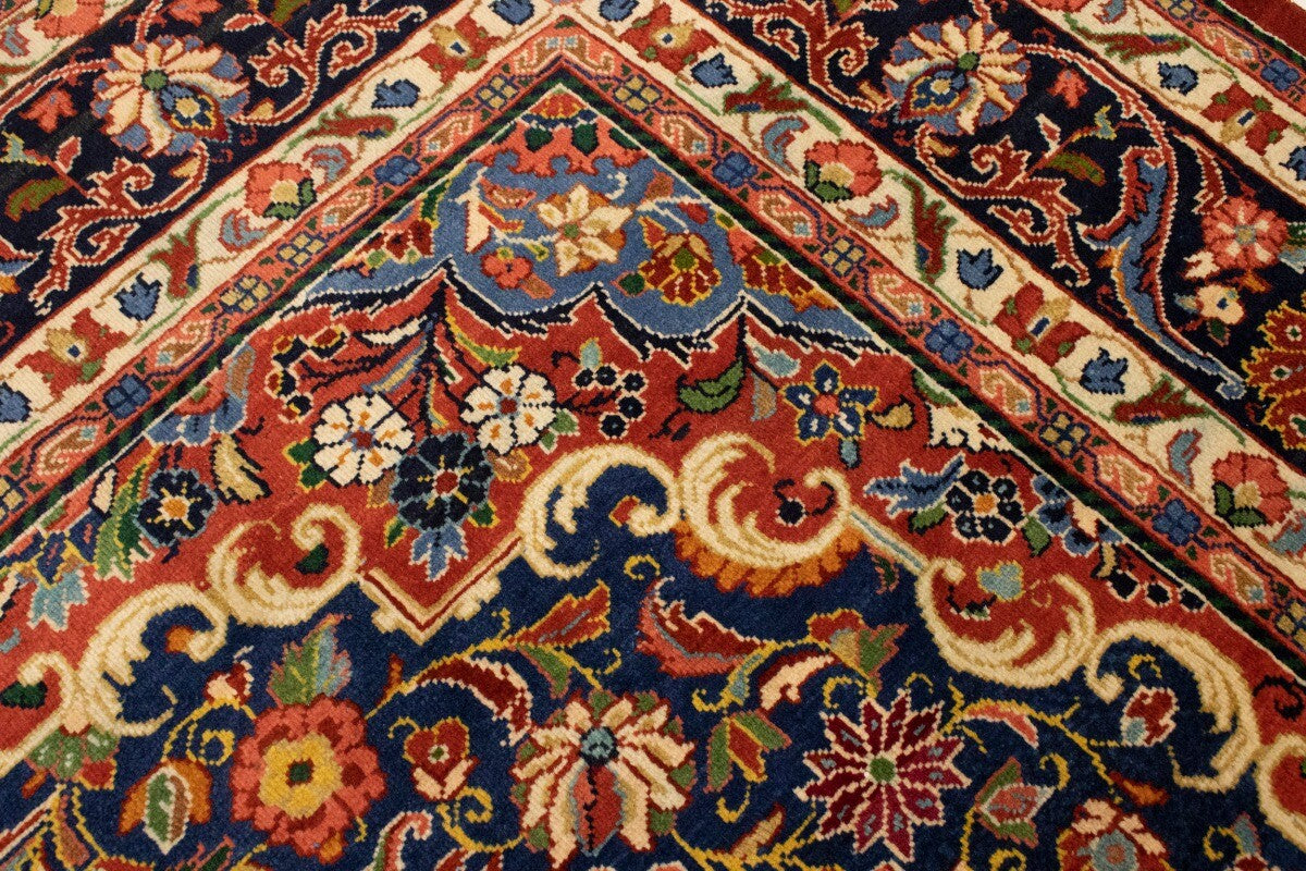 10'0X13'6 Ft Semi-Antique Traditional Handmade