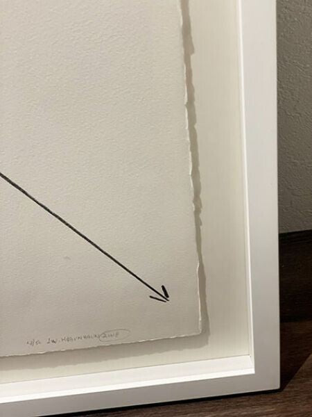 Lawrence Weiner 2008 Original Lithograph On Paper